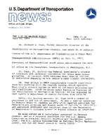 US Department of Transportation News Office of Public Affairs UMTA 7739
