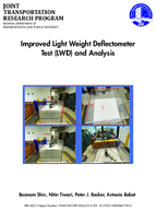 Improved Light Weight Deflectometer Test LWD and Analysis