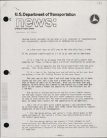 Talking Points Prepared for Delivery by US Secretary of Transportation Neil Goldschmidt Jewish Federation of Metropolitan Chicago