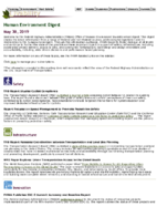 Human Environment Digest May 30 2019