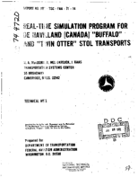 Realtime simulation program for De Havilland Canada Buffalo and Twin Otter STOL transports