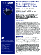 Effective Practices for Routine Bridge Inspections Using Unmanned Aerial Systems techbrief