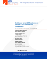 Guidance for and Effectiveness of LowCost Delineation Treatments