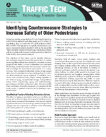 Identifying Countermeasure Strategies to Increase Safety of Older Pedestrians Traffic Tech