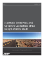 Materials Properties and Optimum Geometries of the Design of Noise Walls
