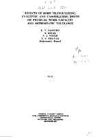 Effects of some tranquilizing analeptic and vasodilating drugs on physical work capacity and orthostatic tolerance