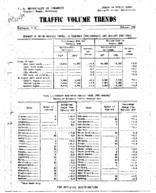 Traffic Volume Trends February 1958