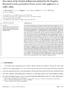 Derivation of the Empirical Bayesian Method for the Negative BinomialLindley Generalized Linear Model With Application in Traffic Safety