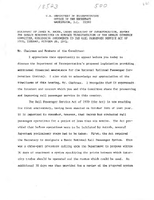 Under Secretary of Transportation James M Beggs October 1971