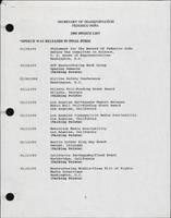 Secretary of Transportation Federico Pena Speeches January 1995