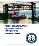 Port of Cleveland Ohio Supply Chain Disruption Tabletop Exercise  After Action Report