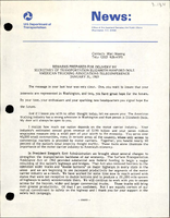 Remarks Prepared for Delivery by Secretary of Transportation Elizabeth Hanford Dole American Trucking Associations Teleconference