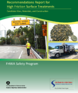 Recommendations Report for High Friction Surface Treatments Candidate Sites Materials and Construction