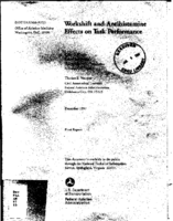 Workshift and Antihistamine Effects on Task Performance