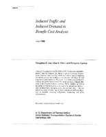 Induced traffic and induced demand in benefitcost analysis  draft