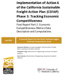 Implementation of Action 6 of the California Sustainable Freight Action Plan CSFAP Phase 3 Tracking Economic Competitiveness Part 2