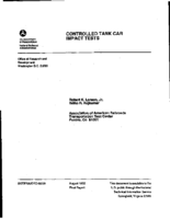 Controlled Tank Car Impact Tests