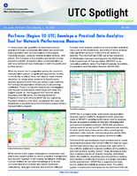 PacTrans Region 10  Develops a Practical Data Analytics Tool for Network Performance Measures