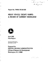 Heavy Vehicle Escape Ramps  A Review of Current Knowledge