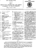 Part 01 Certification Identification And Marking Of Aircraft And Related Products