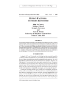 Human Factors Tenerife Revisited