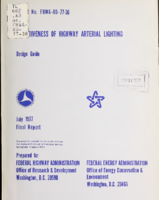 Effectiveness of Highway Arterial Lighting Design Guide