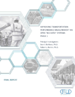 Improving Transportation Performance Measurement via Open Big Data Systems  Phase 1 Transit