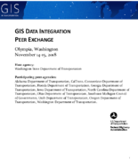 GIS Data Integration Peer Exchange