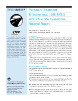 Pavement Treatment Effectiveness 1995 SPS3 and SPS4 Site Evaluations National Report LTPP TechBrief