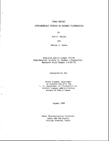 Final Report Supplementary Studies in Highway Illumination