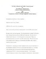 FAA Administrator David R Hinson Speeches March 1994