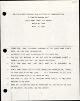 Talking Points Prepared for Secretary of Transportation Elizabeth Hanford Dole Black Hawk County GOP Brunch