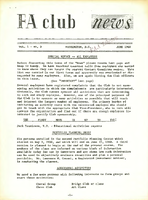 FA Club News June 1960