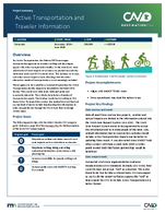 Project Summary Active Transportation and Traveler Information