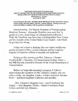 Deputy Secretary of Transportation Mortimer Downey Speeches August 1997