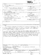 Occupant Motion Sensors  Methods of Detection and Analysis