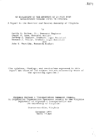 An evaluation of the movement of 14foot wide manufactured housing units in Virginia  a report to the Governor and General Assembly of Virginia