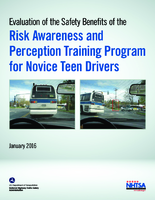 Evaluation of the Safety Benefits of the Risk Awareness and Perception Training Program for Novice Teen Drivers