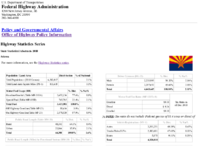 Highway Statistics Series State Statistical Abstracts 2010  Arizona