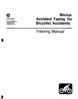 Manual Accident Typing for Bicyclist Accidents Training Manual