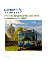 Intercity Transit FY 2005 ITS Deployment Program Grant Local Evaluation Report