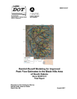 RainfallRunoff Modeling for Improved Peak Flow Estimates in the Black Hills Area of South Dakota