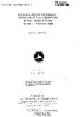 Railroads and the Environment  Estimation of Fuel Consumption in Rail Transportation  Volume 1 Analytical Model