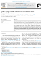 The Road Home Challenges of and Responses to Homelessness in State Transportation Environments