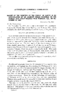 Interstate Commerce Commission Report of the Accident  Investigation Occurring on the FLORIDA EAST COAST RAILWAY WABASSO FL
