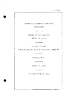 Interstate Commerce Commision Report of the Accident  Investigation Occuring on the MINNEAPOLIS ST PAUL AND SAULT STE MARIE RAILROAD OSCEOLA WI