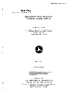 Requirements for Flight Testing Automated Terminal Service