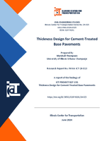 Thickness Design for CementTreated Base Pavements