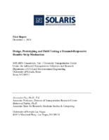 Design Prototyping and Field Testing a DemandResponsive Rumble Strip Mechanism