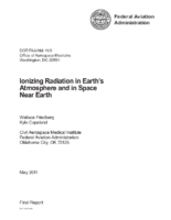 Ionizing Radiation in Earths Atmosphere and in Space Near Earth
